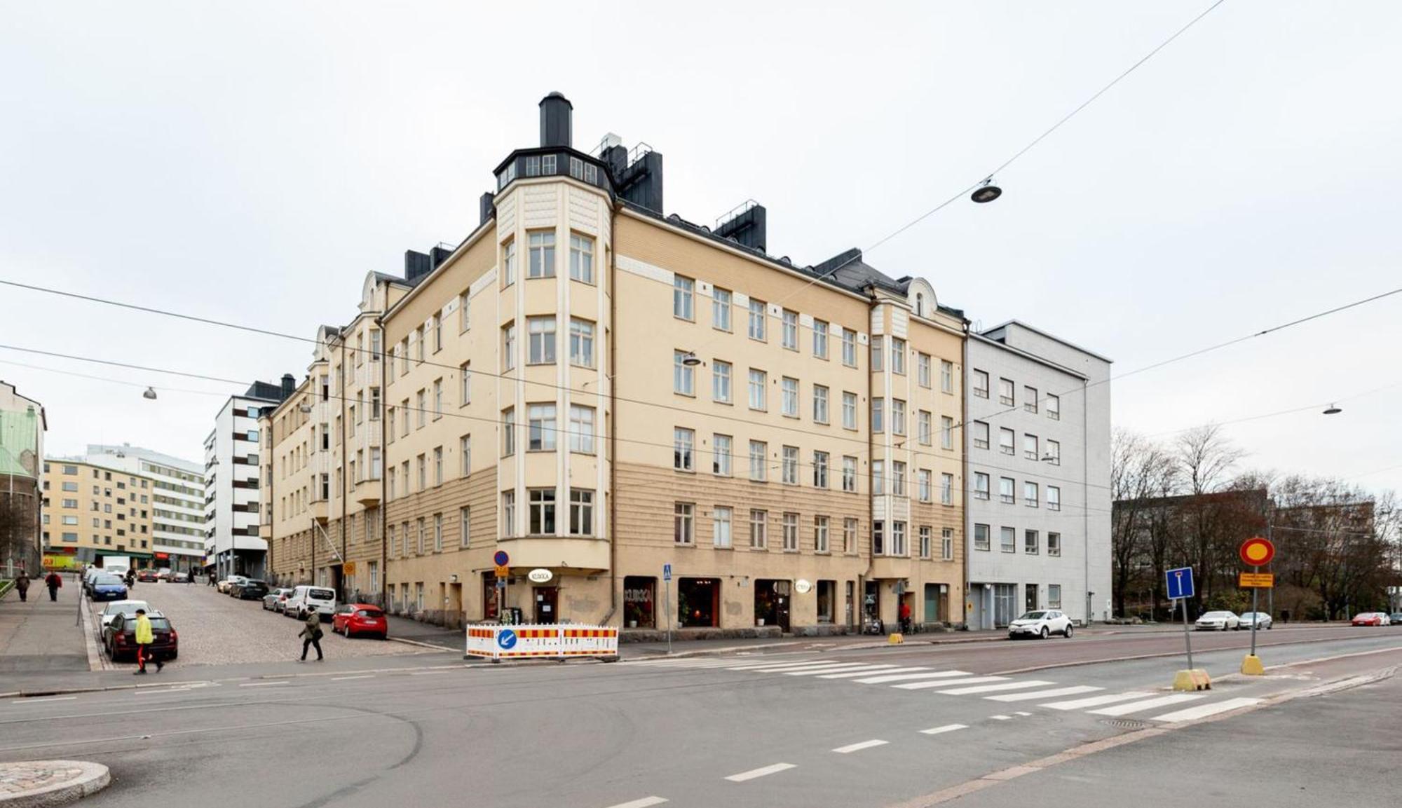 Cozy Roomy Studio Flat Next To Tram Stop @ Kallio 赫尔辛基 外观 照片